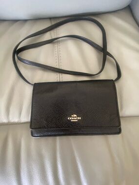 Coach Anna Foldover Crossbody clutch